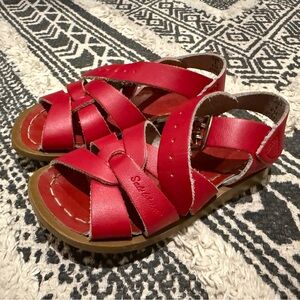 Salt Water Red Kids Sandals